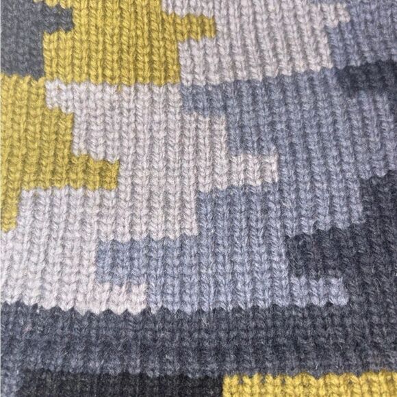 Vintage Handknit “Damoflage” Pixelated Wool Beanie - Picture 9 of 15